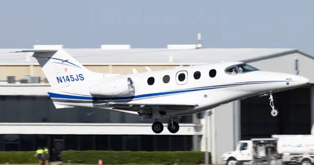 Beechcraft Premier 1 N145JS operated by Hangar 7 Aviation, exterior