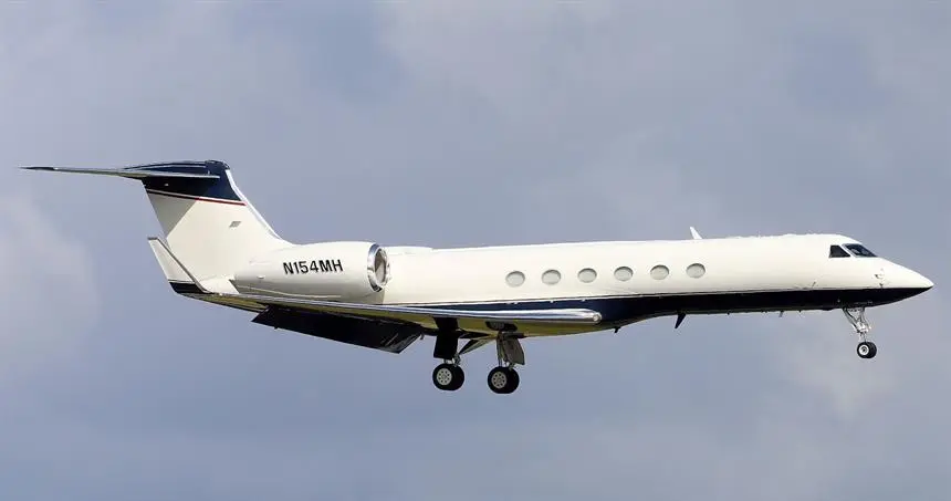 Gulfstream V N154MH operated by Mira Vista Aviation, Inc. photo 5