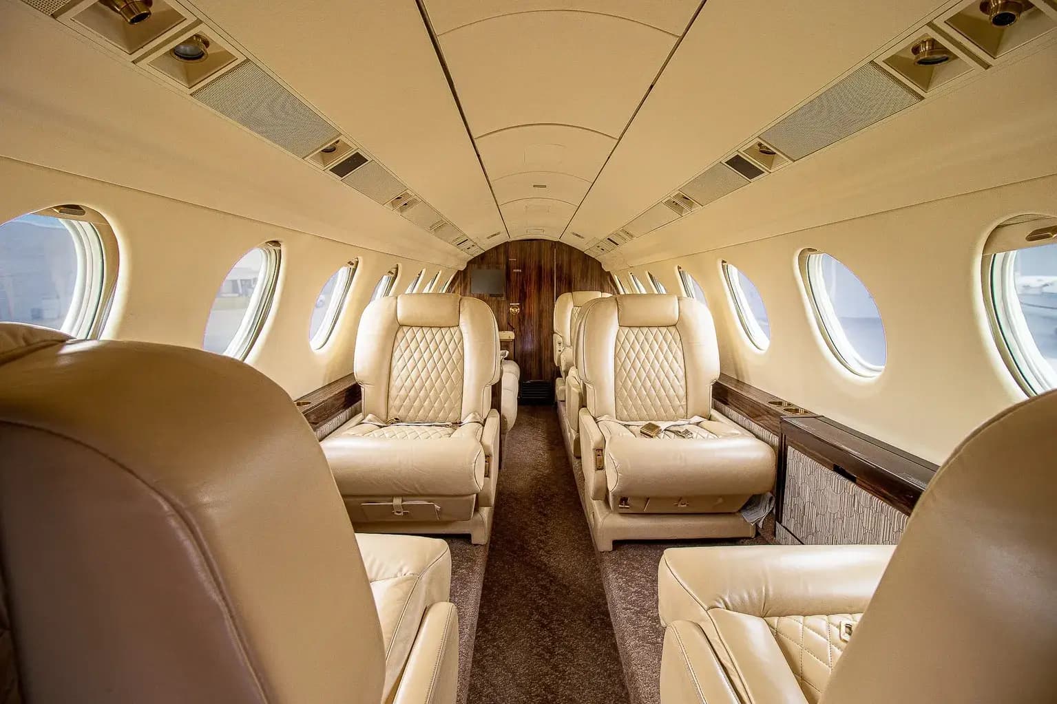 Dassault Falcon 50 N156RE operated by AirStat, Inc., KHQU photo 6