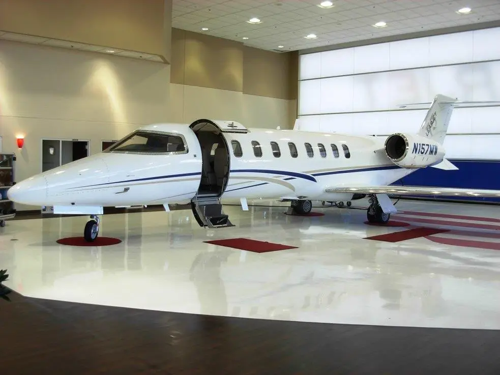 Bombardier Learjet 75 N157MW operated by Basin Aviation, exterior