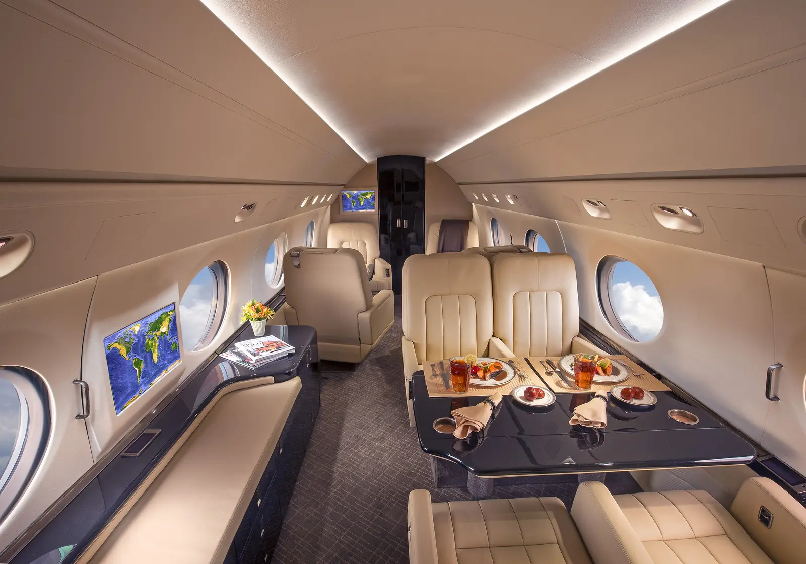 Gulfstream V N162JC operated by Trans-Exec Air Service, Inc. photo 6