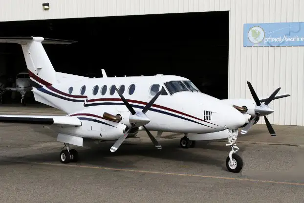 Beechcraft King Air 200 N17VA operated by Optimal Aviation Services, LLC photo 3