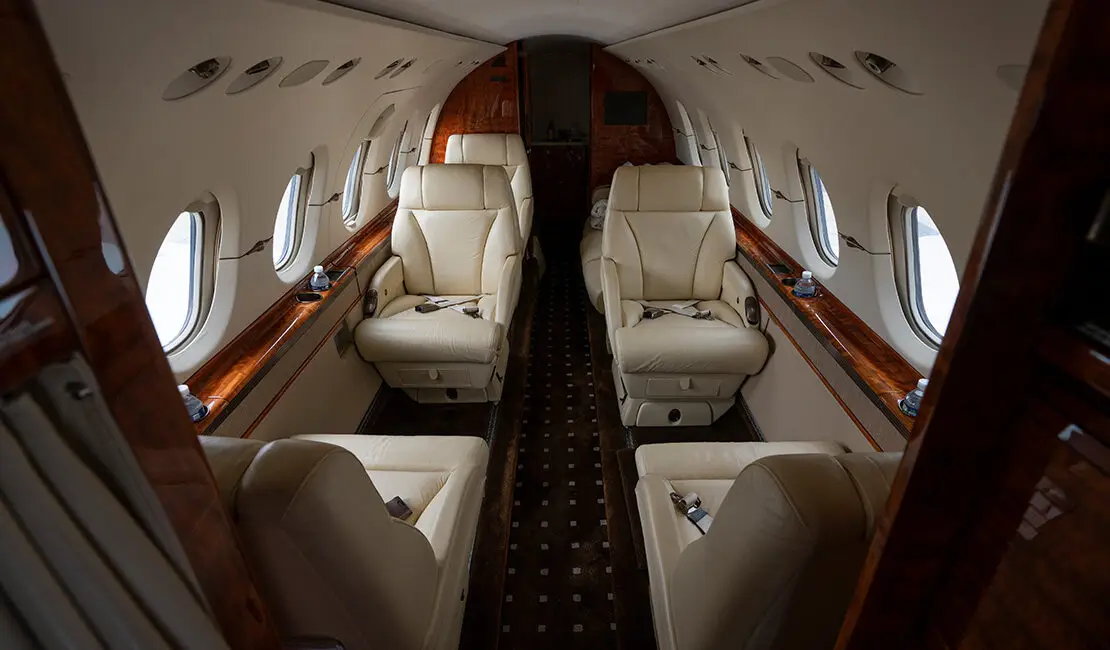 Beechcraft Hawker 850XP N188B operated by East Coast Jets, Inc., exterior