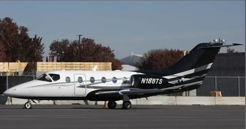 Beechcraft Beechjet 400A N188TH operated by Jet Linx Aviation, LLC, KTUL, exterior