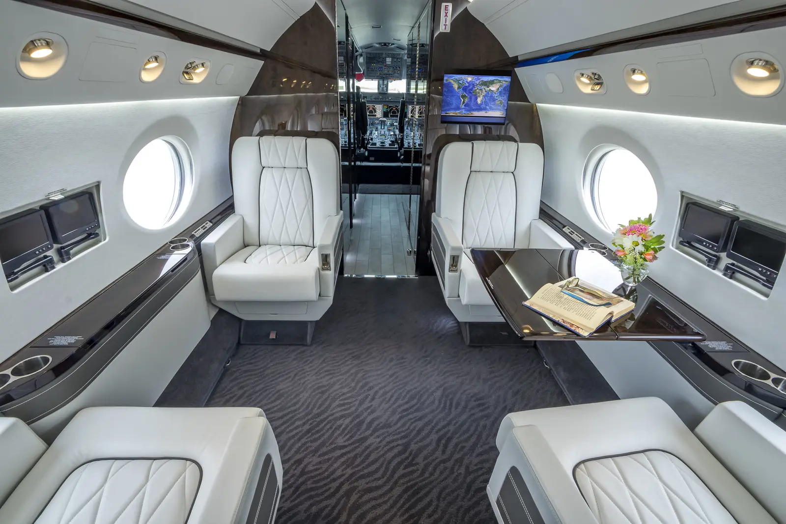 Gulfstream G550 N18GN operated by Solairus Aviation photo 6