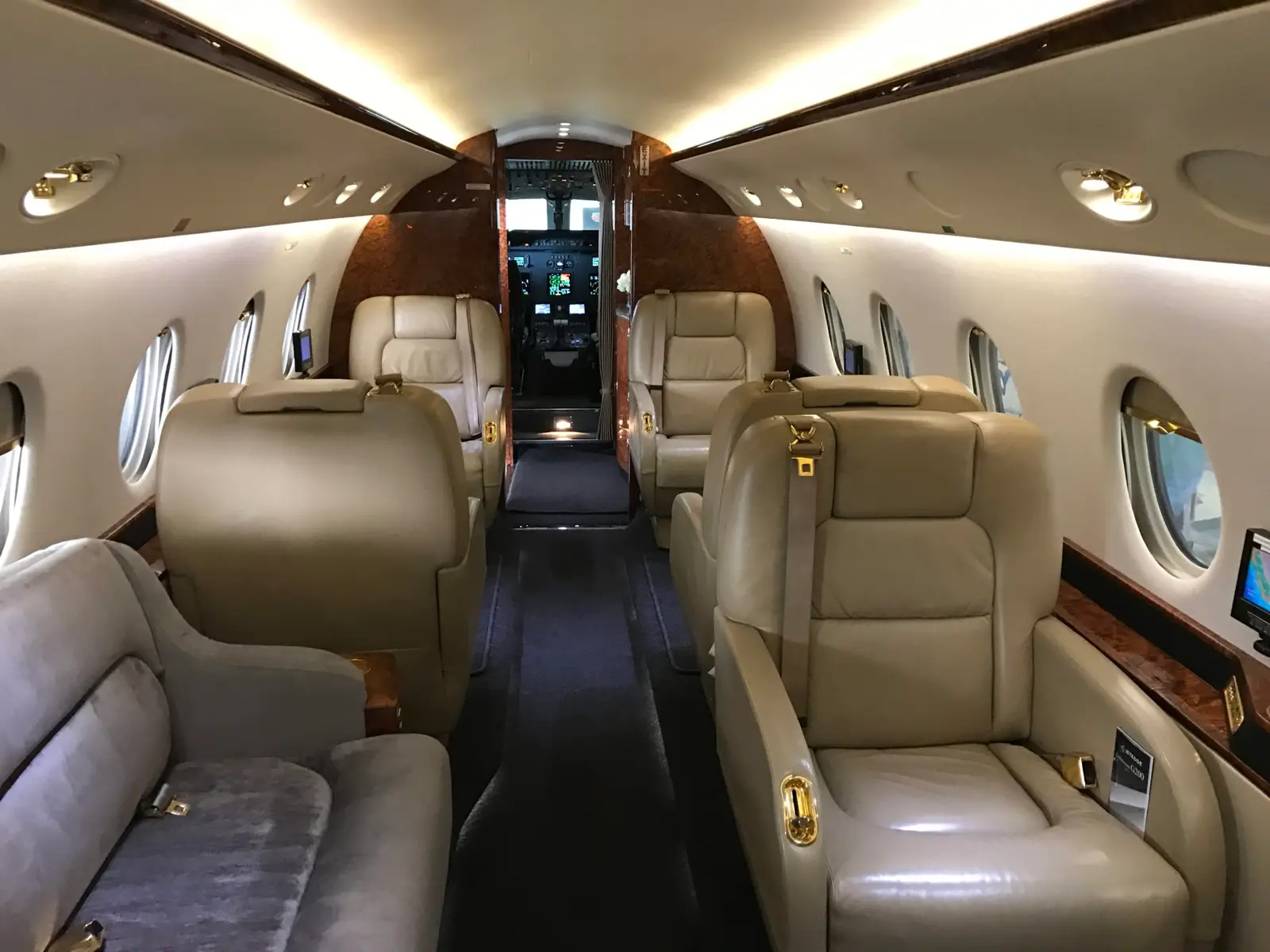 Gulfstream G200 N192RW operated by Venture Aviation Group, LLC, KGSP photo 3