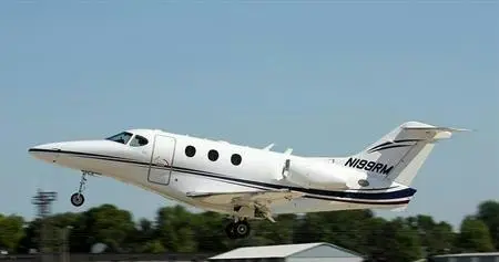 Beechcraft Premier 1 N199RM operated by Elite Flight Jets, KSDL, exterior