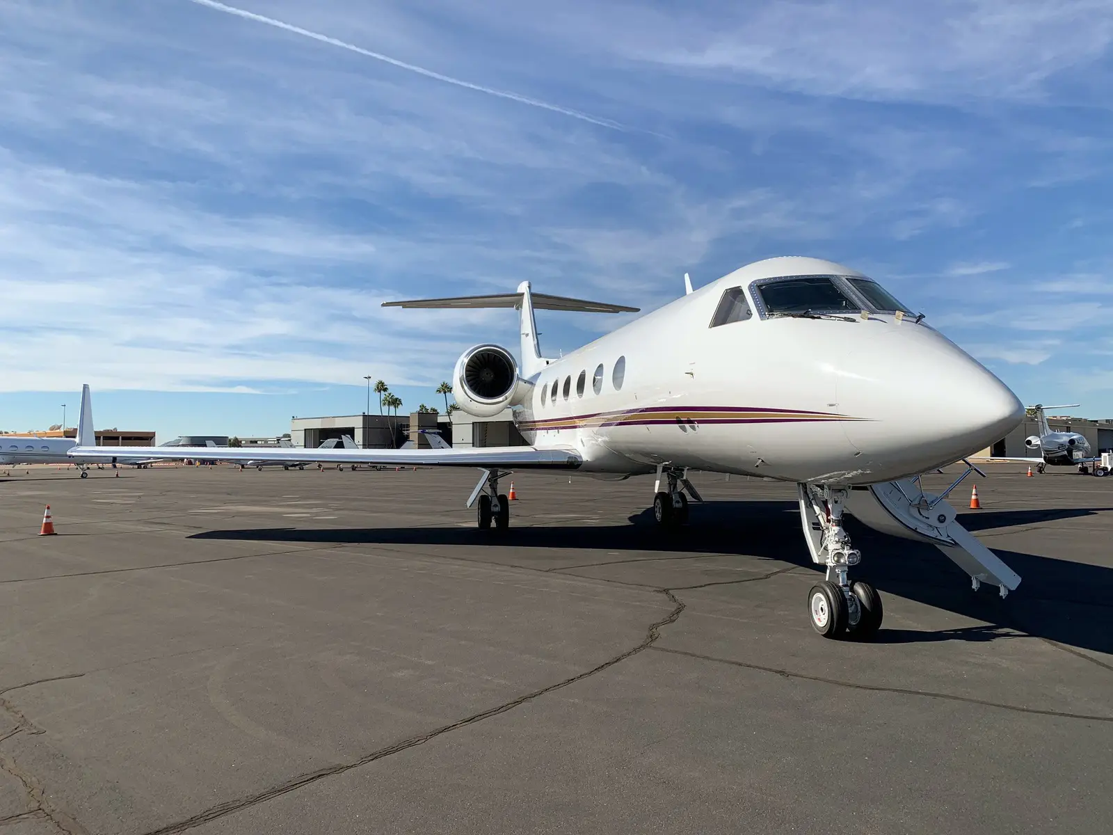 Gulfstream IV N1TD operated by Air 7, LLC, exterior