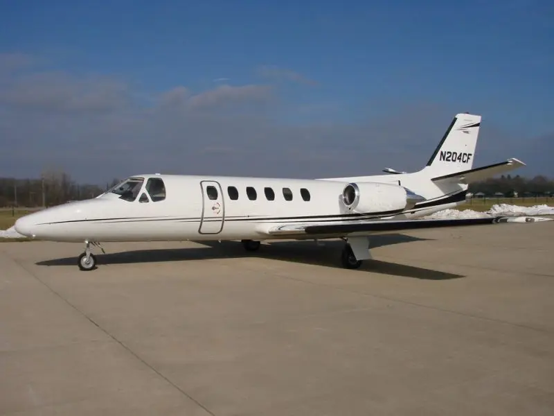 Cessna Citation II N204CF operated by Corporate Flight Inc., KPTK, exterior