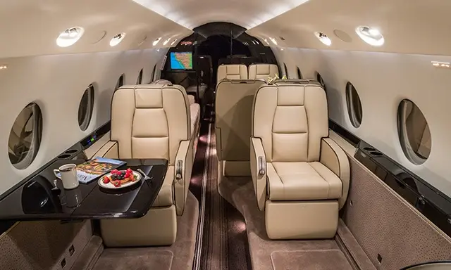 Gulfstream G200 N20BD operated by Pinnacle Air Charter LLC, exterior