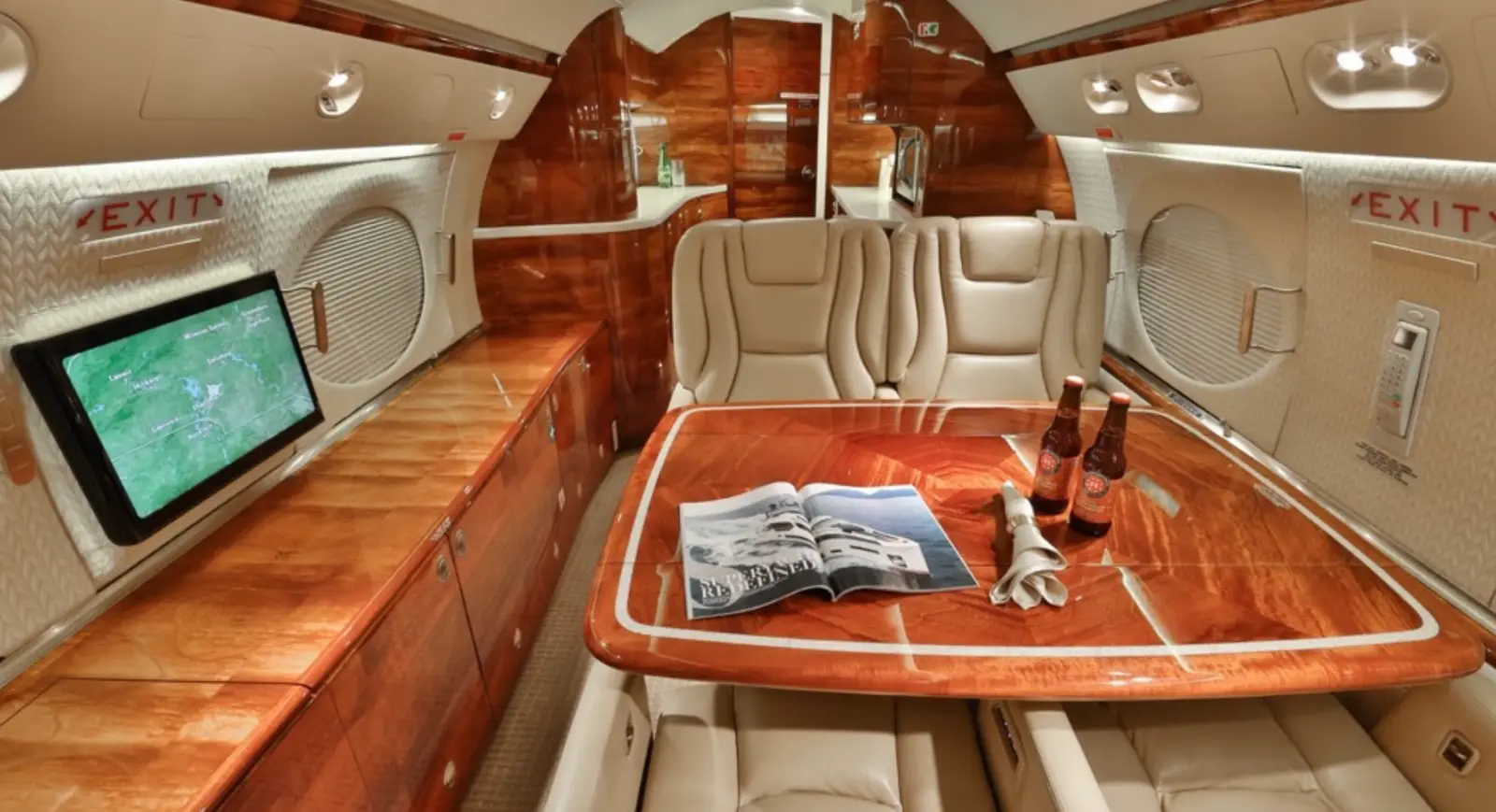 Gulfstream V N211DR operated by Global Air Charters, Inc. photo 4