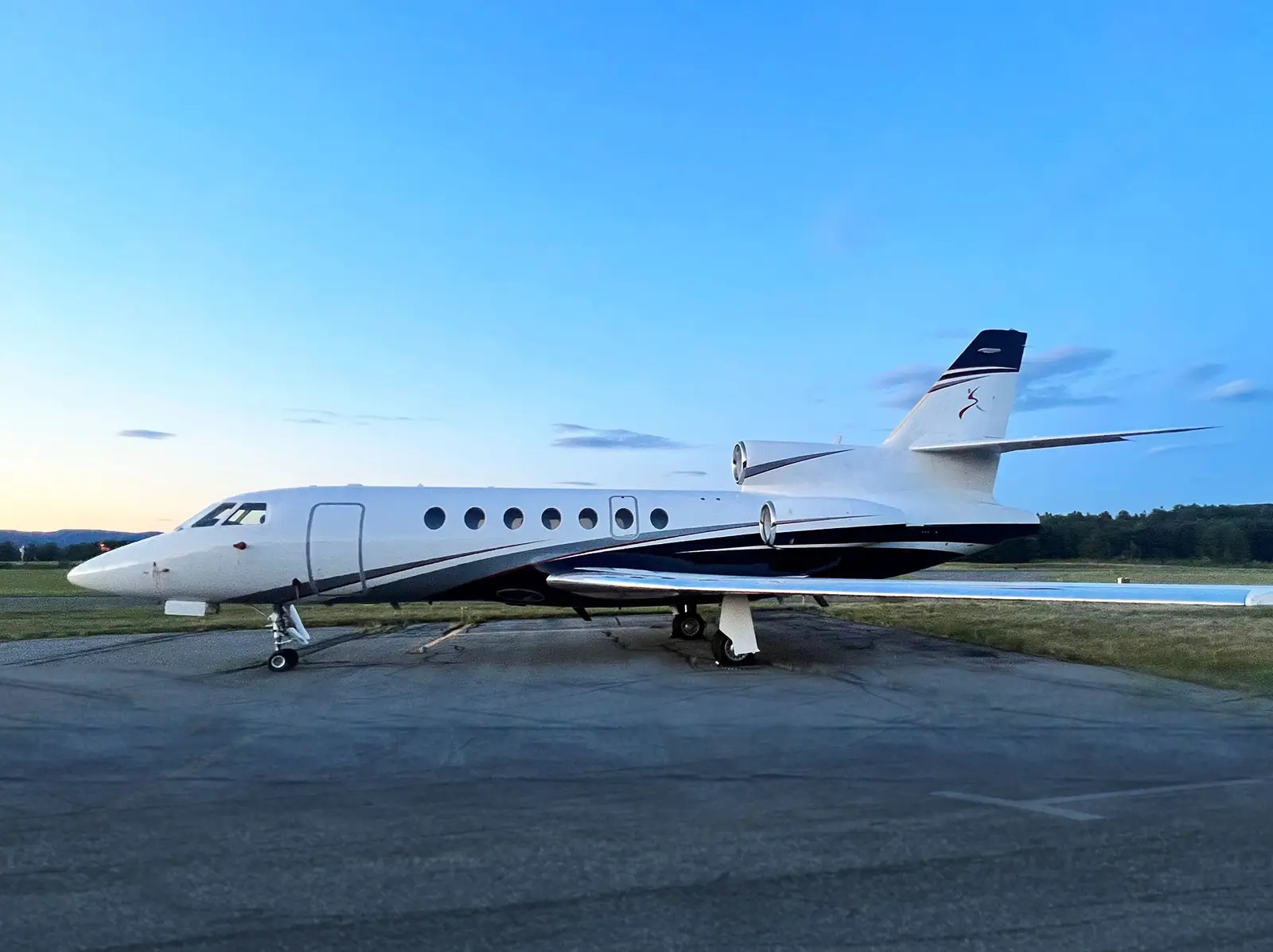 Dassault Falcon 50 N217PT operated by Lyon Aviation, Inc. photo 3