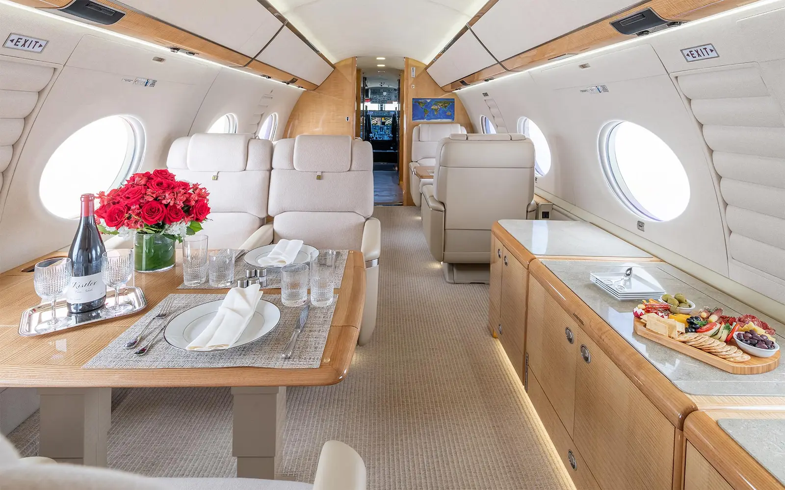 Gulfstream G650 N221DG operated by Clay Lacy Aviation, Inc. photo 6