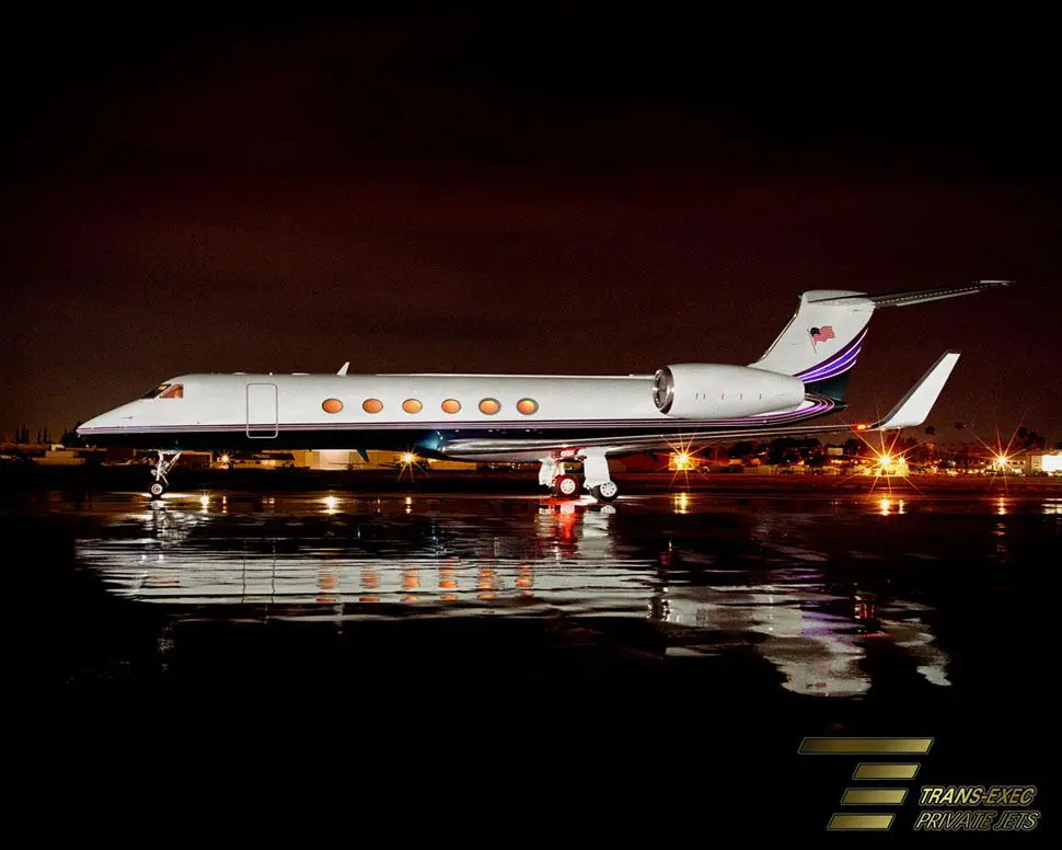 Gulfstream V N222LX operated by Trans-Exec Air Service, Inc. photo 4