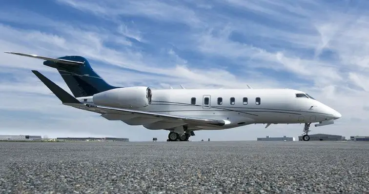 Bombardier Challenger 350 N228PK operated by Schubach Aviation, KCRQ, exterior