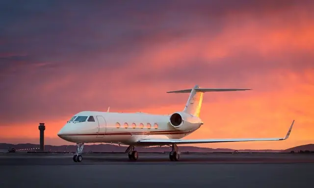 Gulfstream IV-SP N232F operated by KaiserAir, Inc., exterior