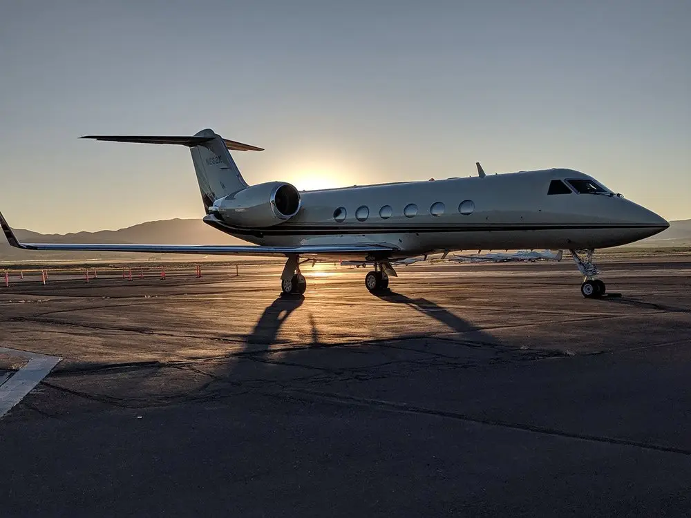Gulfstream G650ER N232K operated by KaiserAir, Inc., exterior