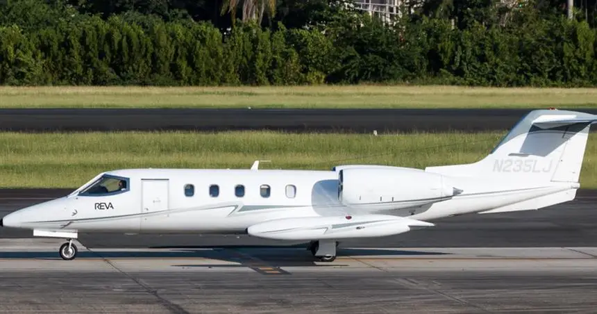 Bombardier Learjet 35A N235LJ operated by Air Gato Enterprises, Inc., KPIE, exterior