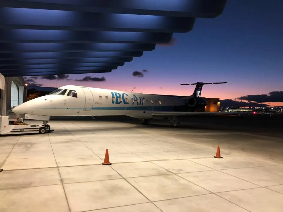 Embraer Legacy 600 N241BC operated by IBC Airways, Inc., exterior