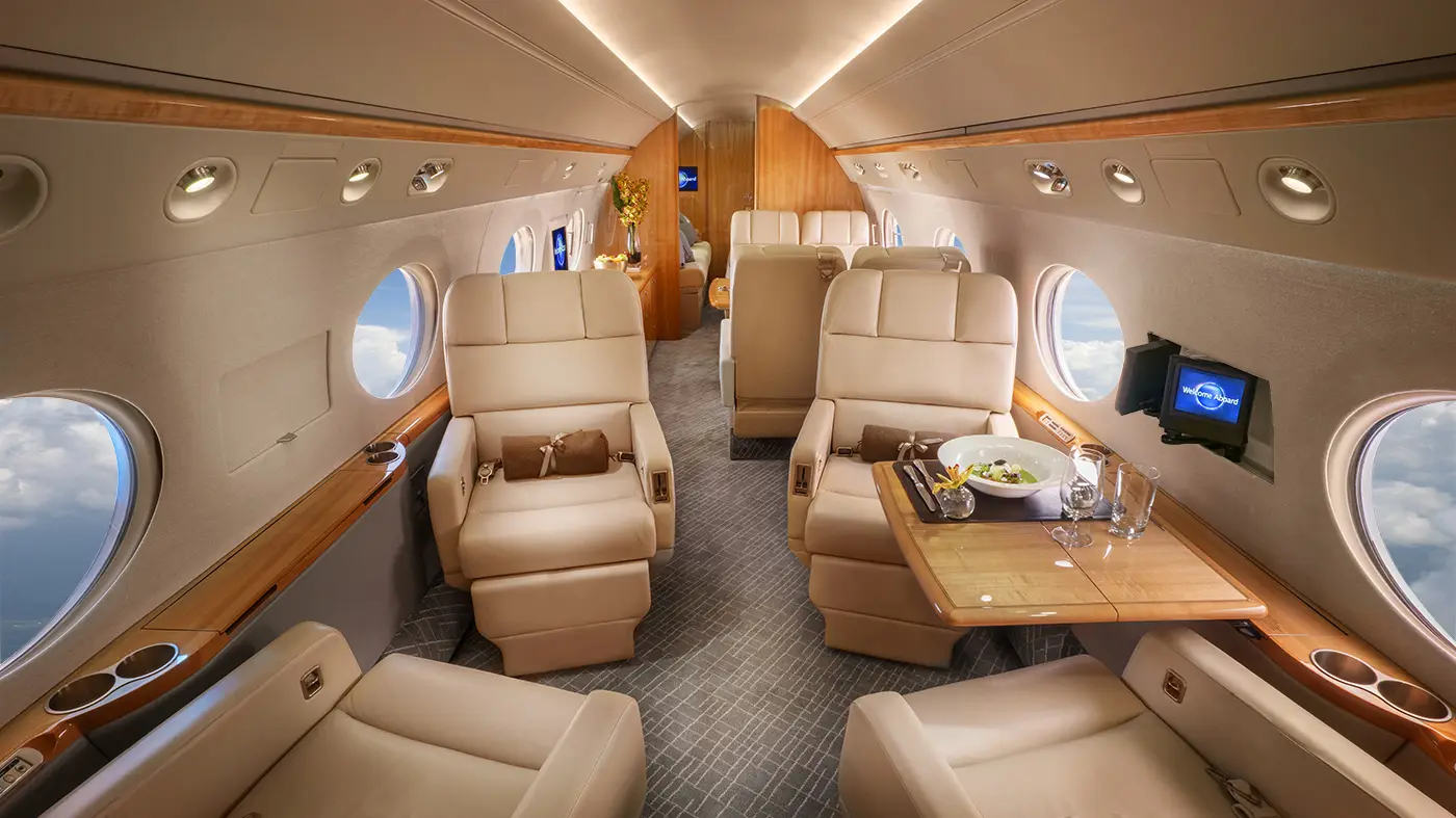 Gulfstream G550 N242GM operated by Trans-Exec Air Service, Inc. photo 2