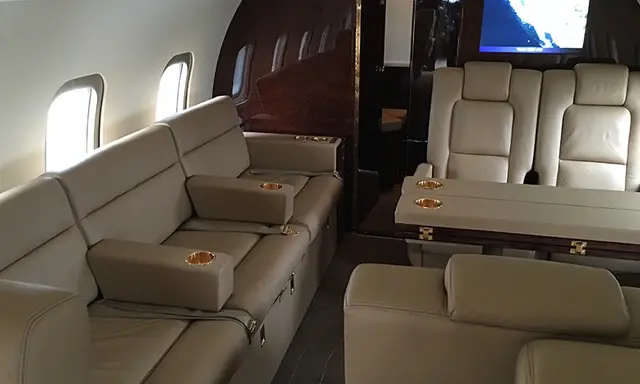Bombardier Challenger 604 N243BA operated by West Coast Aviation Services, KSNA photo 2