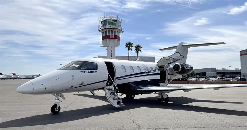 Pilatus PC-24 N244Q operated by Cutter Aviation, exterior