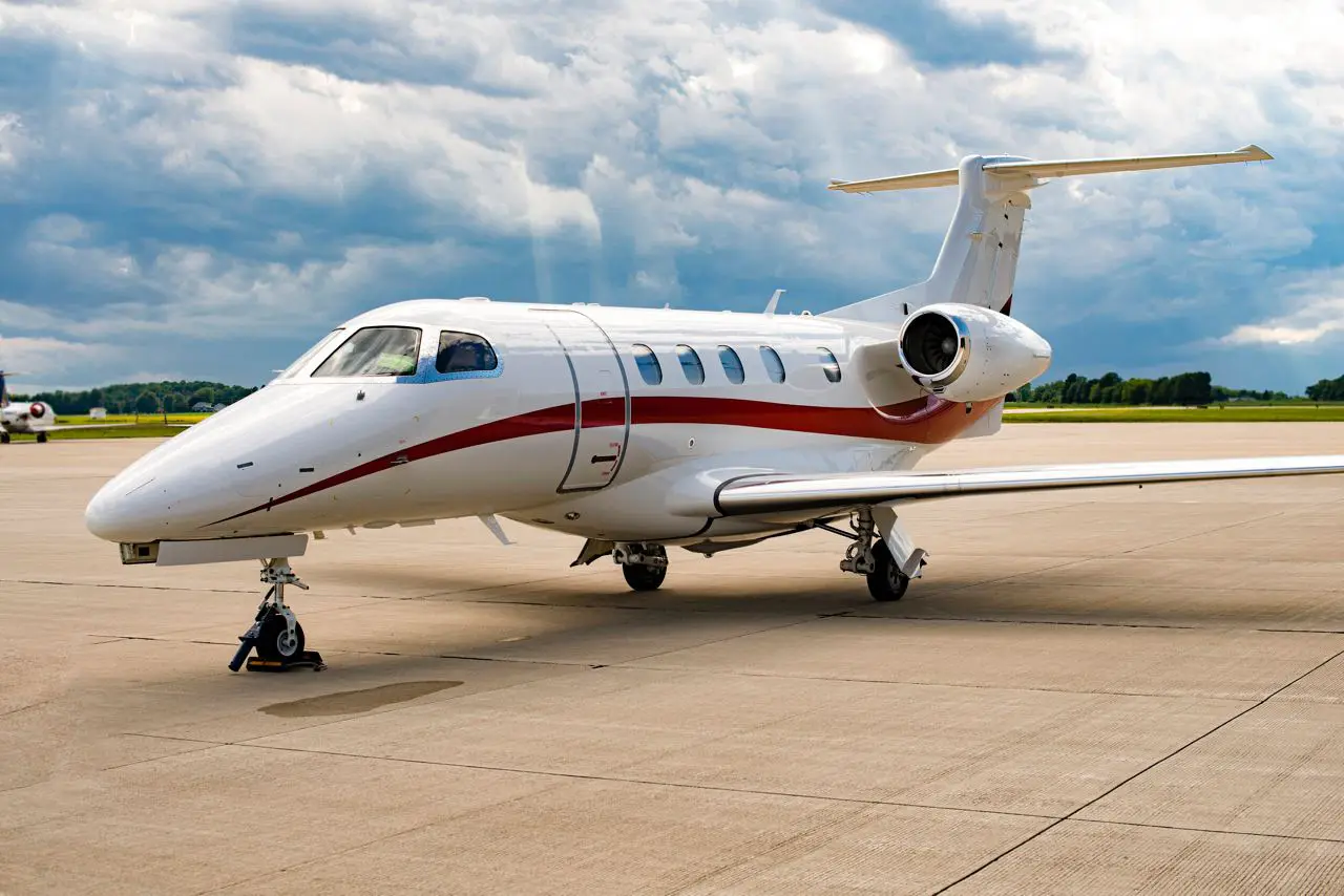 Embraer Phenom 300 N247CM operated by Maxair, LLC, exterior