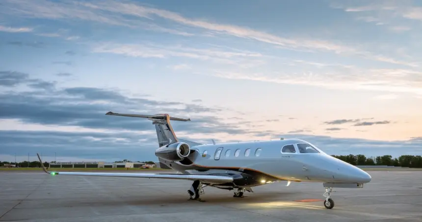 Embraer Phenom 300E N256LG operated by Jet Linx Aviation, LLC, exterior