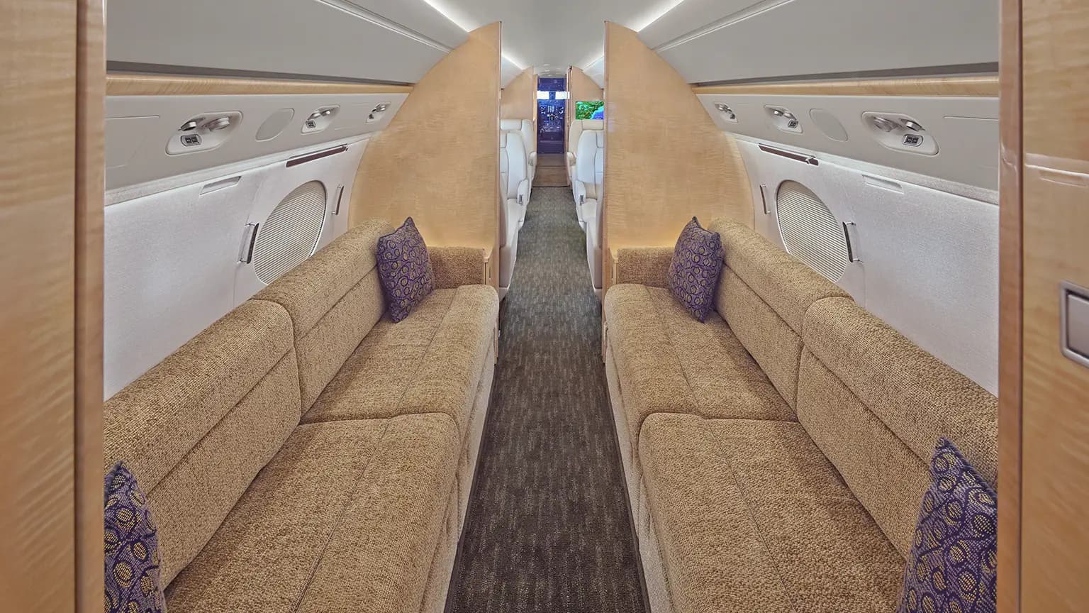 Gulfstream V N25GV operated by Solairus Aviation, KDTW photo 3