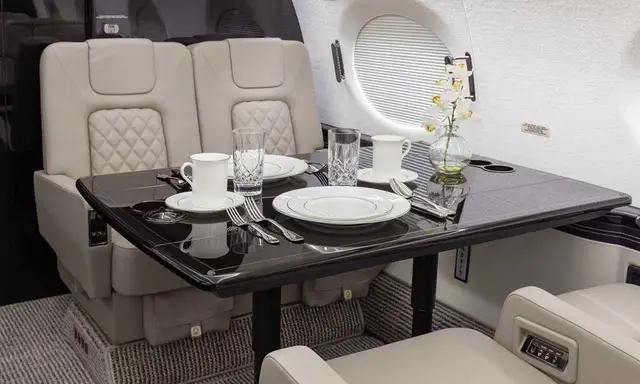 Gulfstream G550 N279SH operated by Prime Jet, LLC photo 4