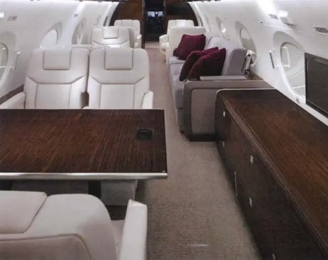 Gulfstream G550 N27LX operated by Zenflight, exterior