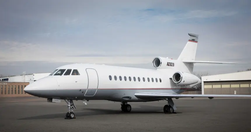 Dassault Falcon 900EX N2828 operated by Jet Linx Aviation, LLC, exterior