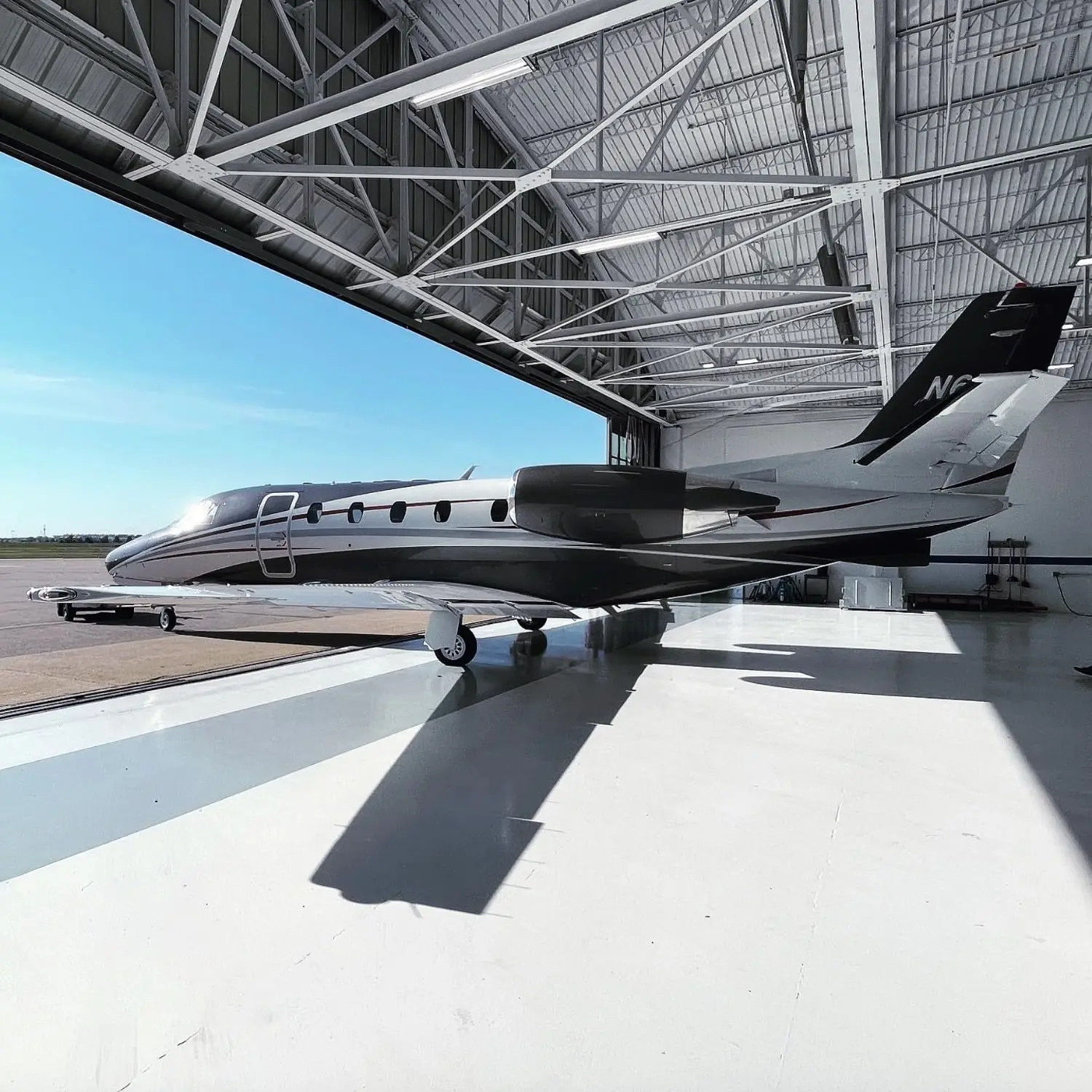 Cessna Citation Excel N2KK operated by Trinity Private Jet Charter, exterior