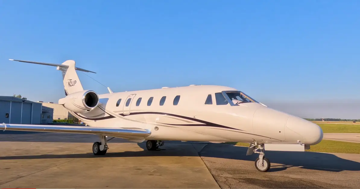 Cessna Citation VI N2UP operated by AirStat, Inc., KHQU photo 4