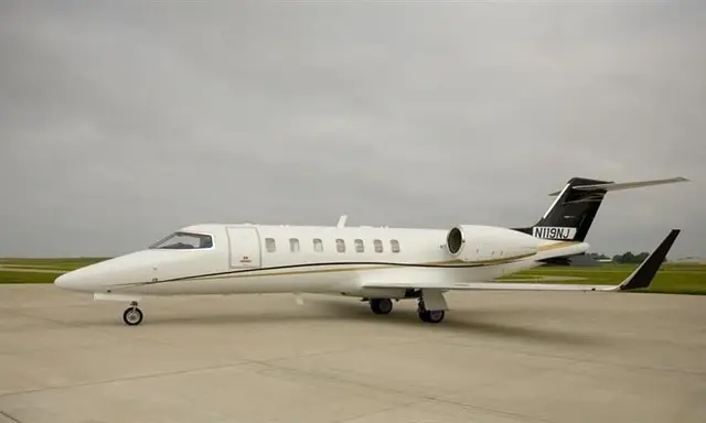 Bombardier Learjet 75 N300GF operated by Northern Jet Management, Inc., exterior