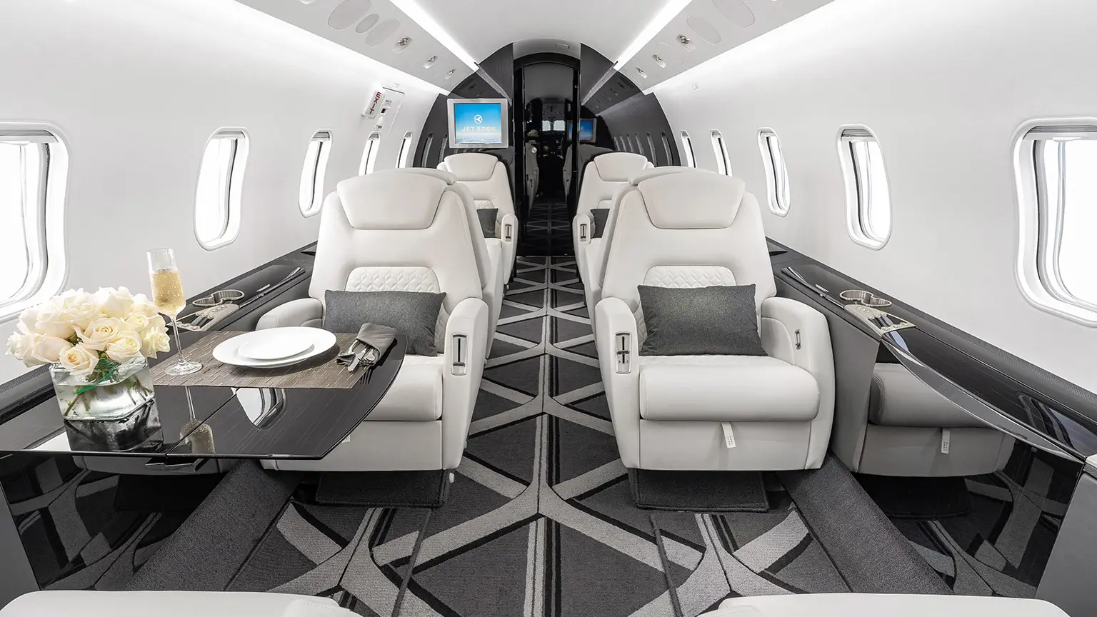 Bombardier Challenger 300 N303JE operated by Jet Edge International, KCBM photo 6
