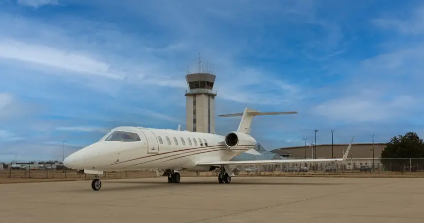 Bombardier Learjet 45 N312MA operated by Jet Linx Aviation, LLC, exterior