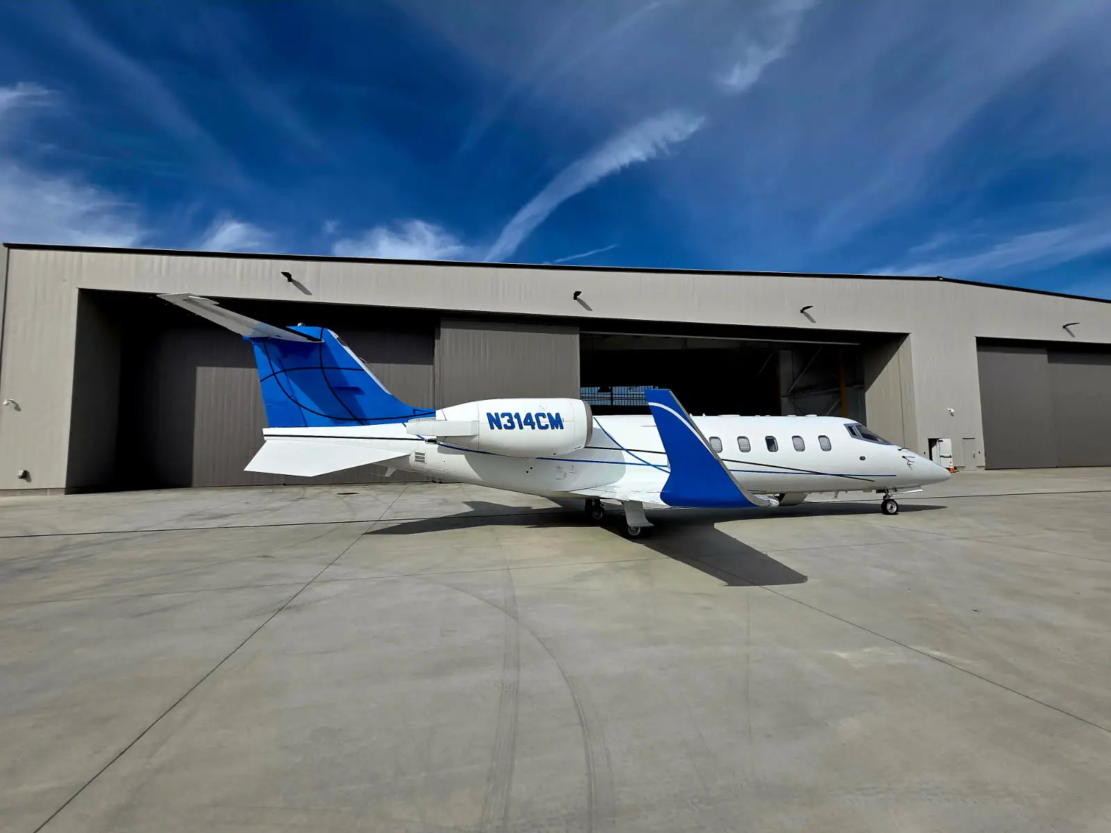 Bombardier Learjet 60 N314CM operated by Pegasus Elite Aviation, Inc., exterior
