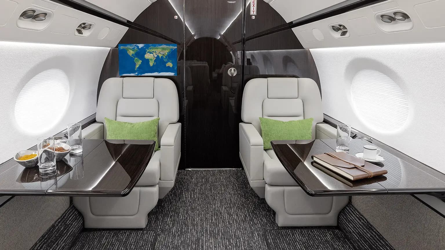 Gulfstream G550 N319FS operated by Western Air Charter, Inc, KPOC photo 5