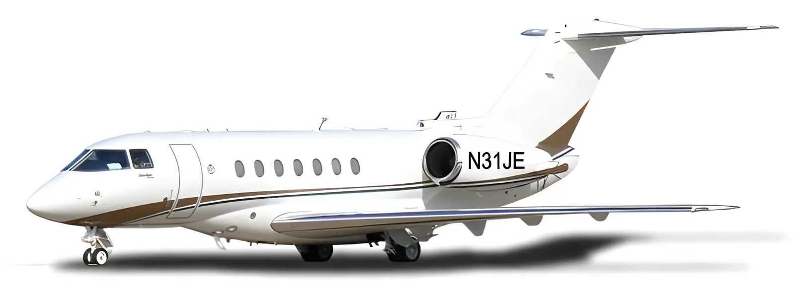 Beechcraft Hawker 4000 N31JE operated by Talon Air, LLC, exterior