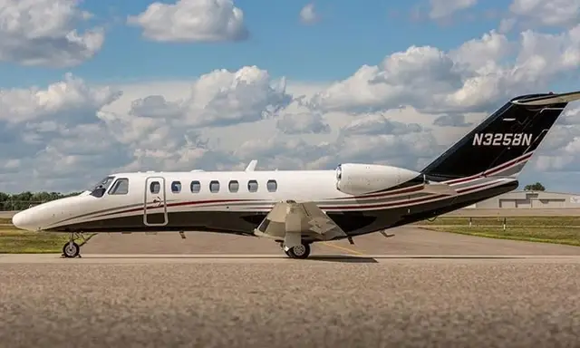 Cessna Citation CJ3 N325BN operated by Northern Jet Management, Inc., exterior