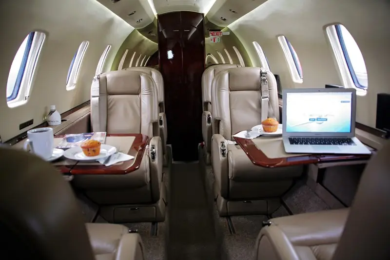 Cessna Citation Excel N325ND operated by Wheels Up, exterior
