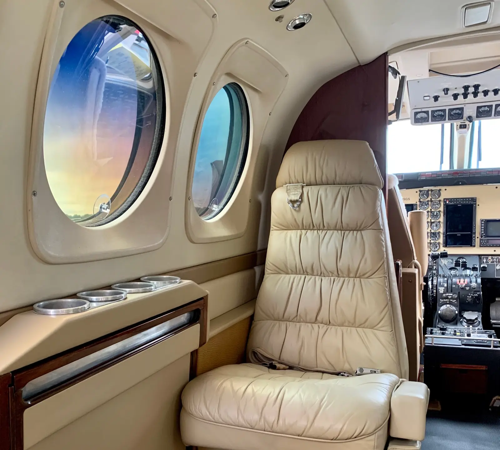 Beechcraft King Air C90A N329GS operated by Augusta Aviation, Inc. photo 2