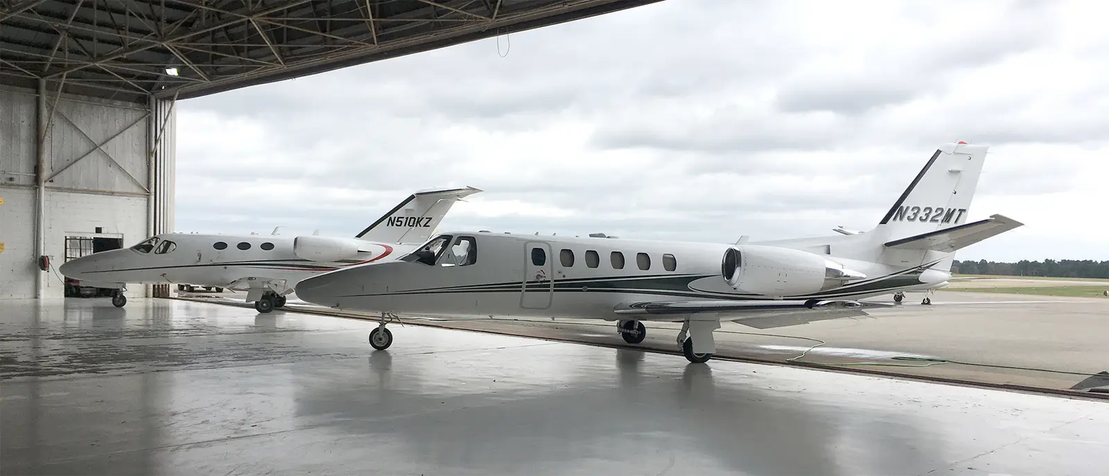 Cessna Citation Bravo N332MT operated by Stebbins Aviation Inc., exterior