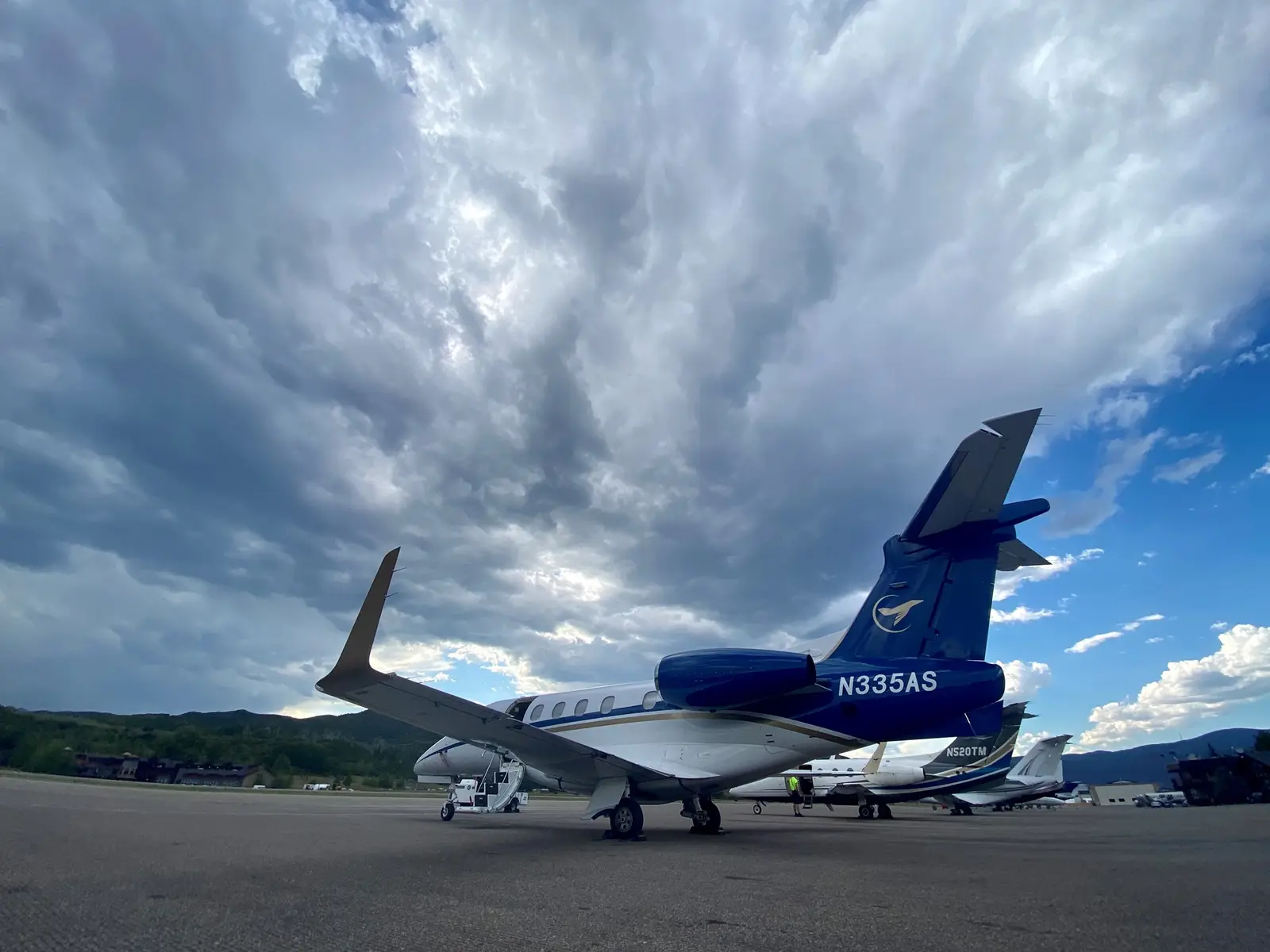 Embraer Phenom 300 N335AS operated by Airshare, exterior