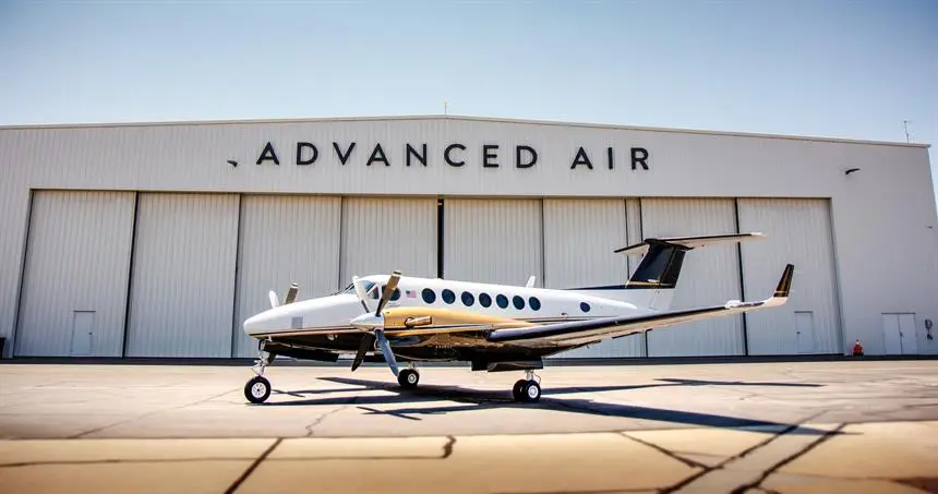 Beechcraft King Air 350 N337GT operated by Advanced Air LLC, exterior