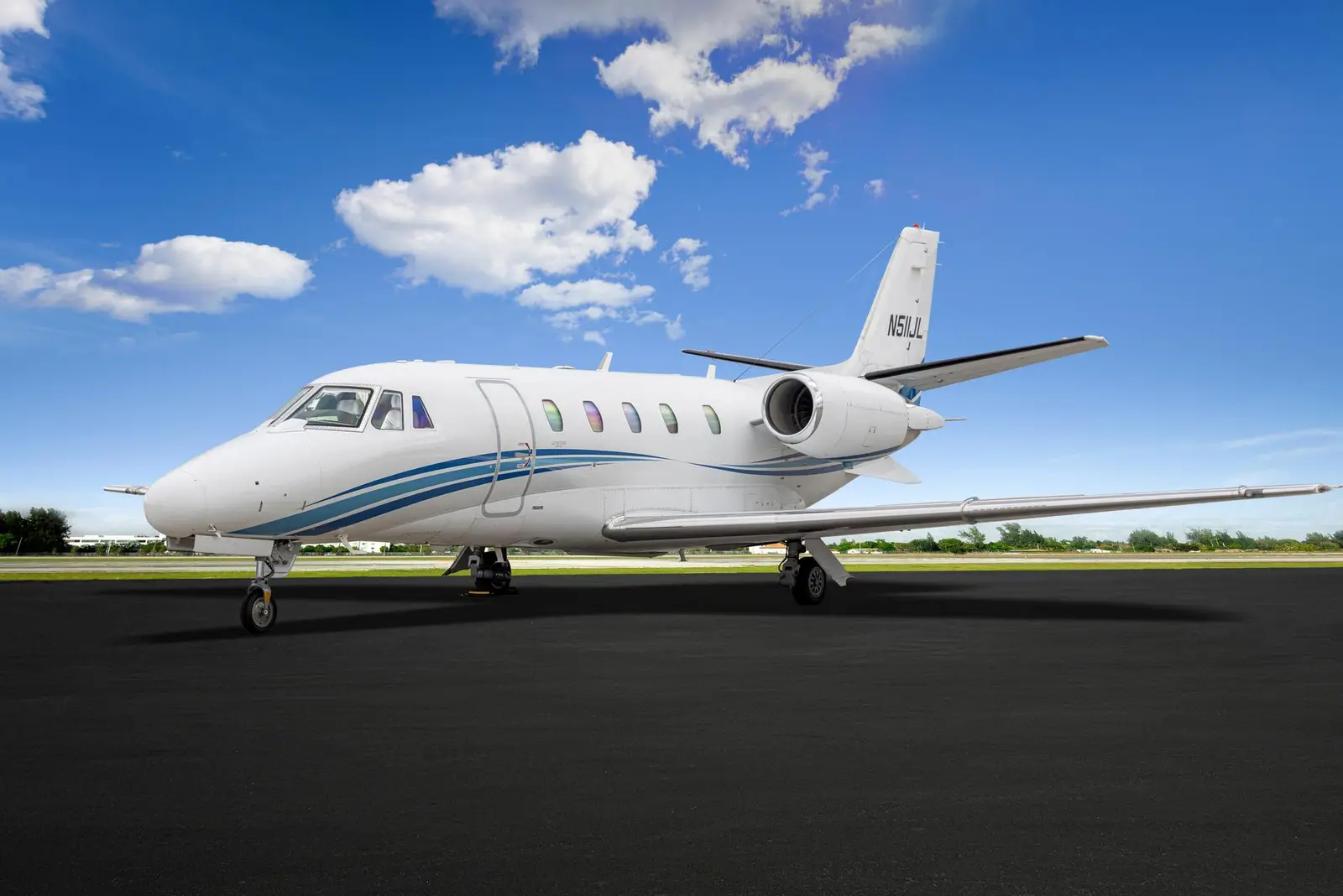 Cessna Citation XLS N3410 operated by Jet 1 Charter, Inc., exterior