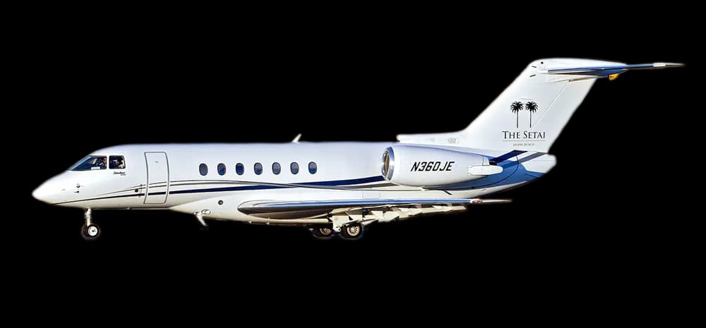 Beechcraft Hawker 4000 N360JE operated by Talon Air, LLC, exterior