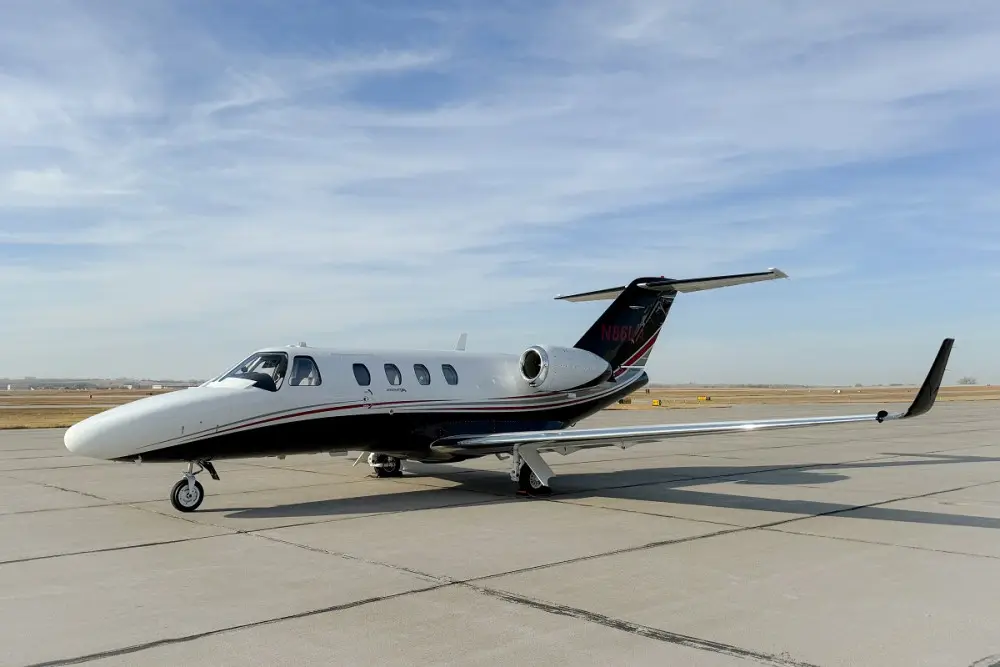 Cessna Citation CJ1 N360SH operated by Silverhawk Aviation, Inc., exterior