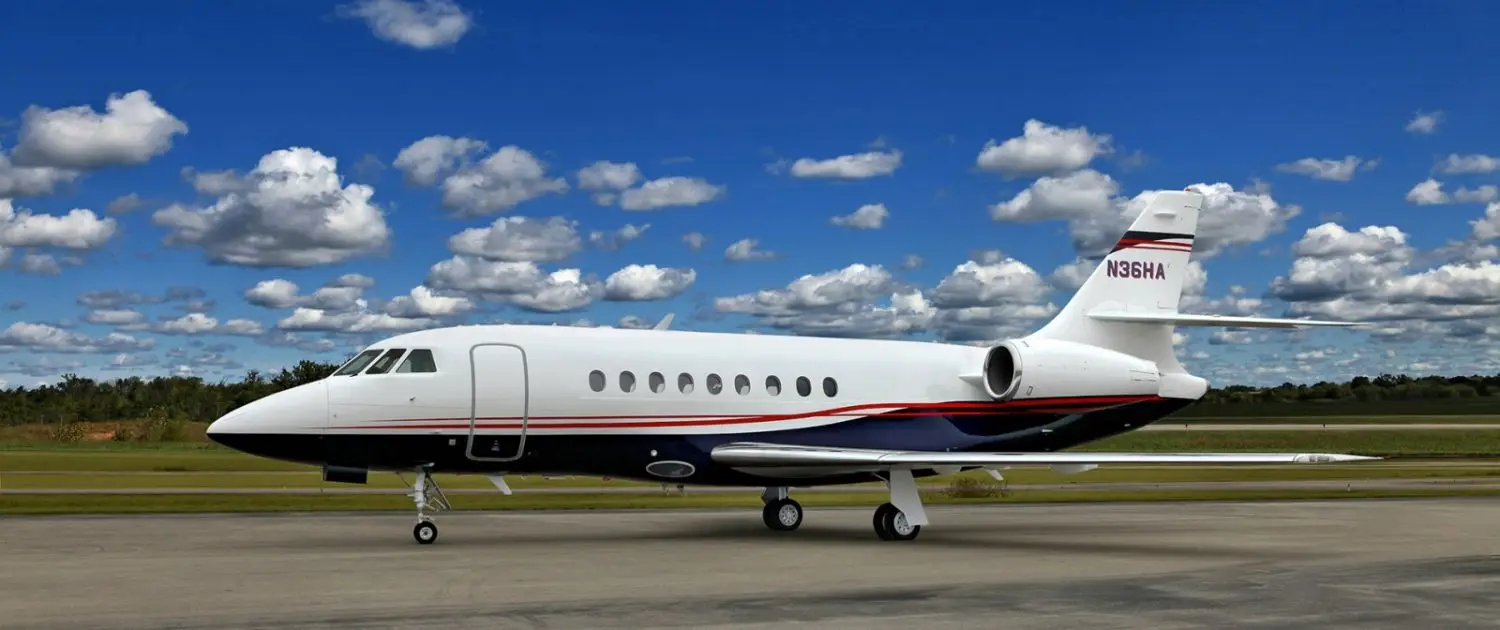 Dassault Falcon 2000 N36HA operated by AEM Aviation, exterior